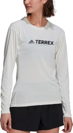 Magliette A Maniche Lunghe Adidas Terrex W TRAIL LONGSL