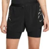 Shorts Nike W NK DF RUN DVN 2IN1 SHORT -Run Elle Negozio nike w nk df run dvn 2in1 short 448122 dm7745 010