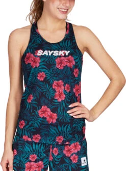 Canotte E Top Saysky WMNS Flower Combat Singlet