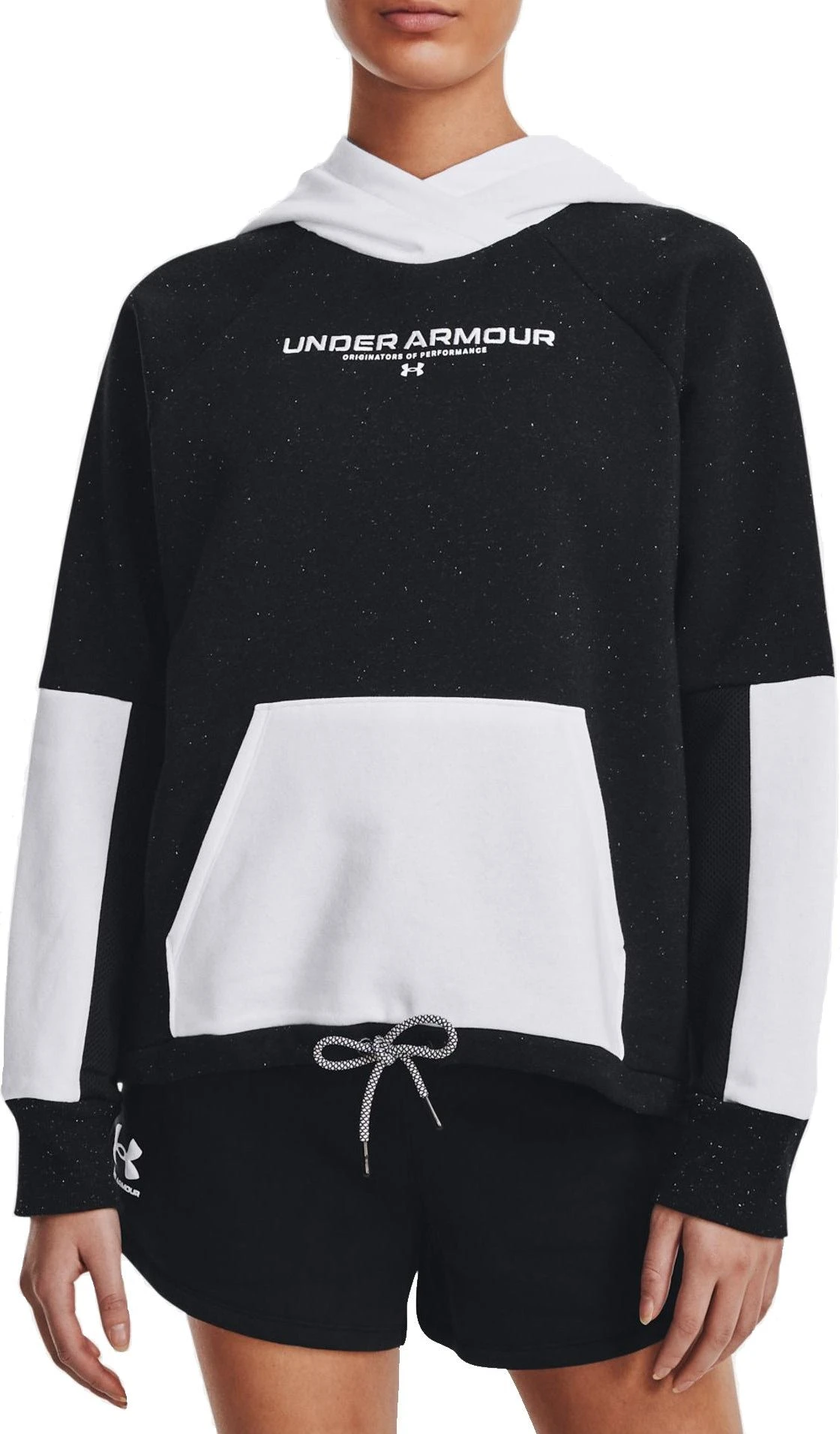 Felpe Con Cappuccio Under Armour Rival + Fleece Hoodie-BLK 3 Felpe Con Cappuccio Under Armour Rival + Fleece Hoodie-BLK