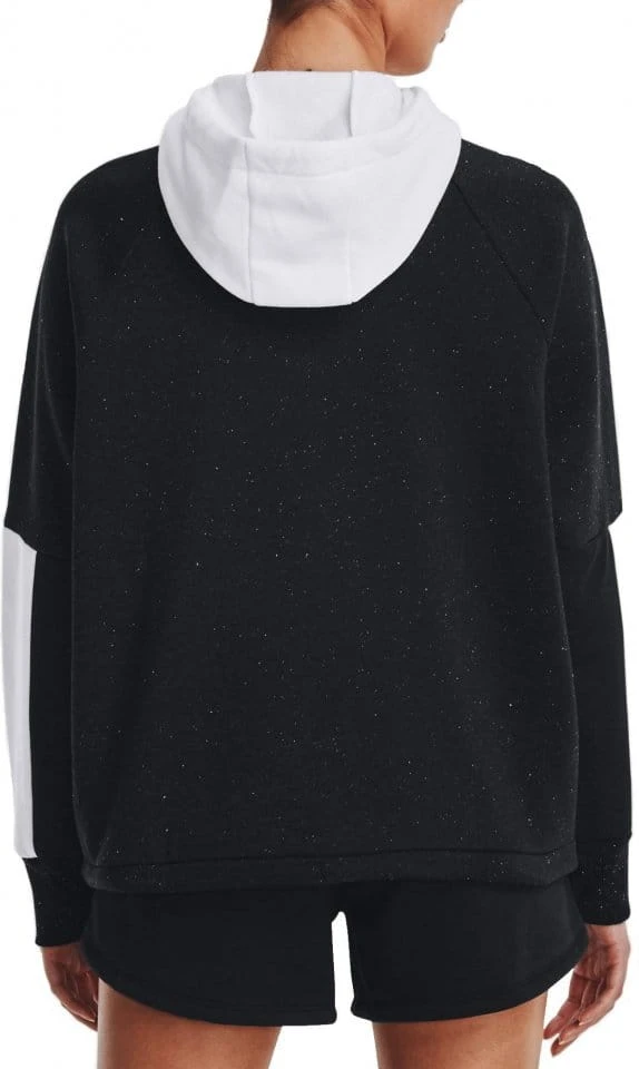 Felpe Con Cappuccio Under Armour Rival + Fleece Hoodie-BLK 4 Felpe Con Cappuccio Under Armour Rival + Fleece Hoodie-BLK - immagine 2