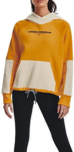 Felpe Con Cappuccio Under Armour Rival + Fleece Hoodie-GLD -Run Elle Negozio under armour rival fleece hoodie gld 422795 1369851 588 960