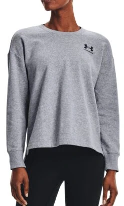 Felpe Under Armour Rival Fleece Oversize Crew-GRY