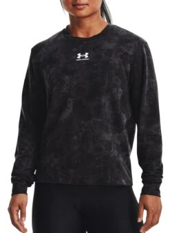 Felpe Under Armour Rival Terry Print Crew-BLK