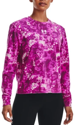 Felpe Under Armour Rival Terry Print Crew-PPL