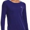 Under Armour Magliette A Maniche Lunghe Under UA HG Armour Long Sleeve-BLU