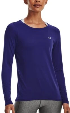 Under Armour Magliette A Maniche Lunghe Under UA HG Armour Long Sleeve-BLU