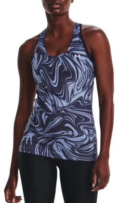 Under Armour Canotte E Top Under UA HG Armour Racer Print-GRY