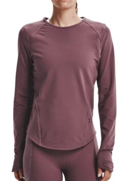 Magliette A Maniche Lunghe Under Armour UA Meridian + MI Crew LS-PPL