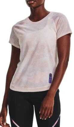 Magliette Under Armour UA Run Anywhere Streaker SS-PNK